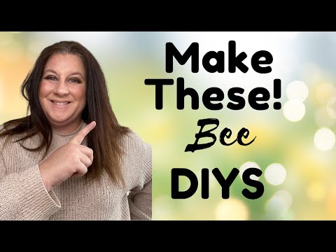 Farmhouse Bee Decor ANYONE Can Make! Craft Ideas You Want to Make This Spring