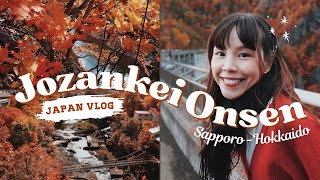 JOZANKEI ONSEN day trip | Hoheikyo Dam, Red bridge, Autumn leaves... | Japan Onsen Tour Vlog🇯🇵