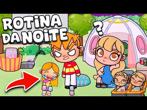 ROTINA DA NOITE FAMÍLIA COM BEBÊS | AVATAR WORLD ROTINAS e HISTÓRIAS