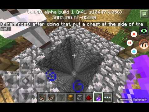 MCPE: how to build a useless wishing well