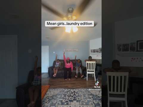 We strongly dislike laundry #laugh #meangirls #humor #familyvlog #mom