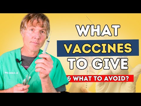 Pet Vaccines to give, Vaccines to AVOID!