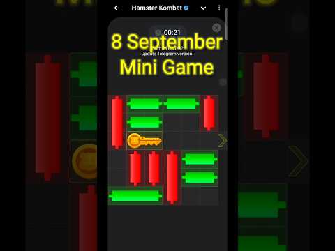 Hamster Combat Daily Puzzle Solve 8 September Mini Game #hamsterpuzzle #hamsterkombat