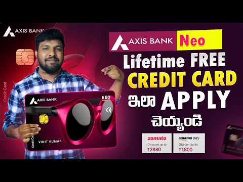 How To Apply Axis Bank Neo Credit Card Telugu | Axis Bank Lifetime Free Neo Credit Card