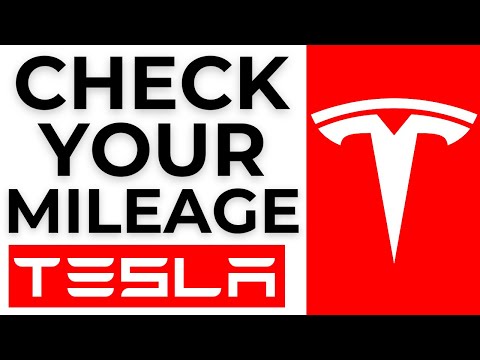 Where To Find Tesla Mileage - 2025