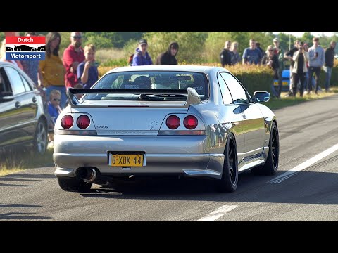 550HP Nissan Skyline R33 with G30-770 - Drag Racing!