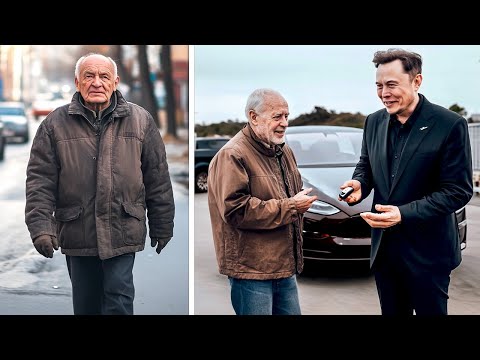 Elon Musk Sees Old Man Walking To His Job, The Following Day He Got Suprised