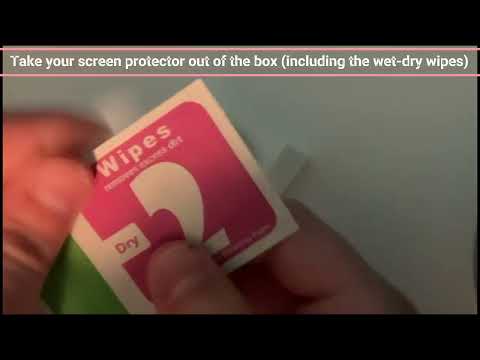 How to put on a Xiaomi S1 Active watch screen protector (step by step)