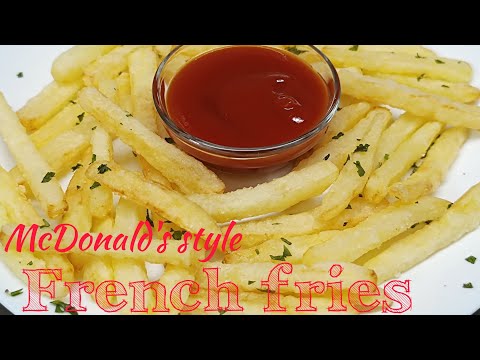 2 ఆలుగడ్డలు ఉంటే చాలు 15mins McDonald's Crispy French fries ఇంట్లోనే easy గా చేసుకోవచ్చు|kids snacks