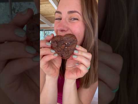 HEART SHAPED PROTEIN BROWNIES | Grain Free and Gluten Free Fudgy Brownies!