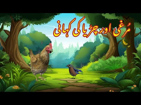 MURGHU AUR CHUDIA KI KAHANI | مرغی اور چڑیا کی۔کہانی  |Urdu kahaniyaan | Moral Story