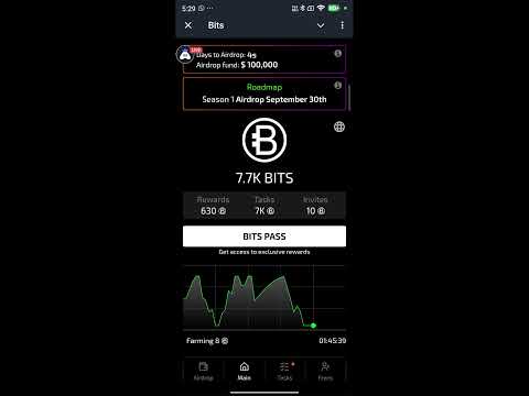 Live Bits Airdrop Withdrawal Kaise Kare // Bits Airdrop Market Price #short #bits