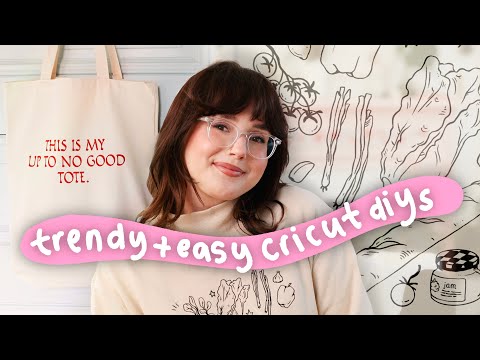 EASY CRICUT PROJECTS FOR BEGINNERS ✦ trendy designs using Cricut Joy Xtra ✦