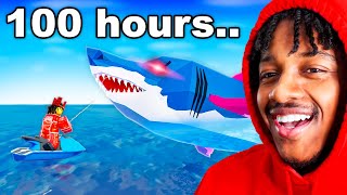 Spending 100 Hours On Roblox Fisch