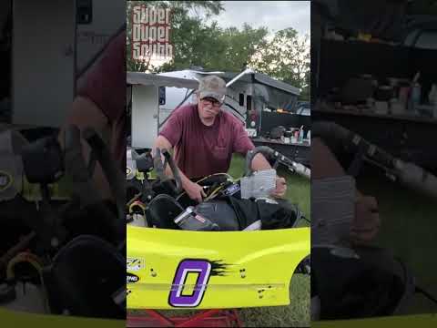 Crazy senior citizen has a rough day at the track! #gokart #racing