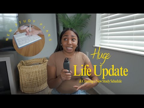 Vlog | Huge Life Update, Hitting 10k, Creating a Study Schedule