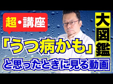 「うつ病かも」と思った時に見る動画　大図鑑【精神科医・樺沢紫苑】