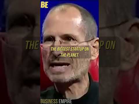 Apple is Organize Like a Startup - Steve Jobs