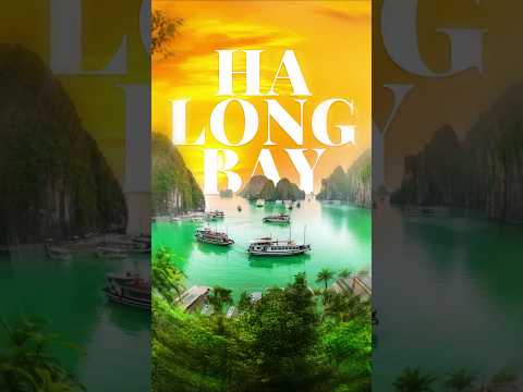 Exploring the Enchanting Ha Long Bay: Vietnam Travel Guide  🌅✨ #travel #vietnam #shorts