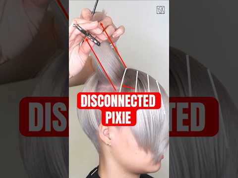 DISCONNECTED PIXIE | TUTORIAL PREVIEW | by SCK #sckeducation #pixietutorial #pixiecut pixie