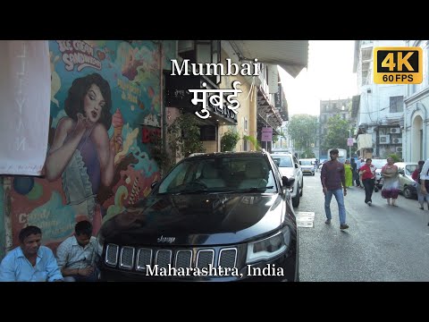 Walking in Fort, Mumbai -  India Walking Tour 4K HDR