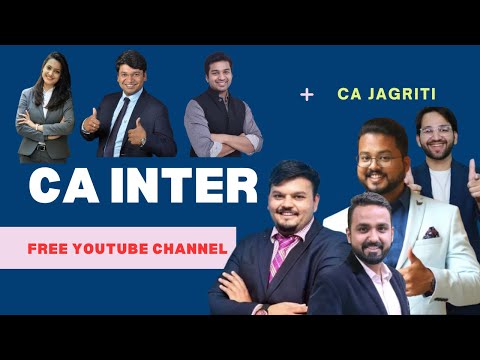 Free YouTube Channel for CA Inter 📚#cainter