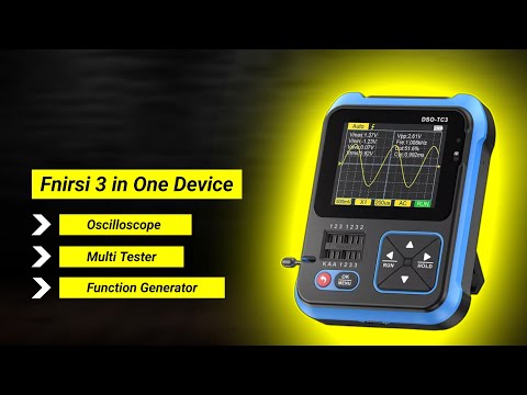 FNIRSI DSO-TC-3 : All in One Component Tester, Oscilloscope & Function Generator review in Hindi