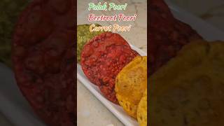 Palak Poori | Beetroot Poori | Carrot Poori | #food #recipe #shorts #youtubeshorts #trending