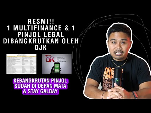 Resmi!! 1 Multifinance & 1 Pinjol Legal Dibangkrutkan Oleh OJK! Kemusnahan Pinjol Di Depan Mata