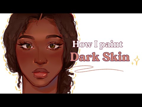 HOW I PAINT DARK SKIN👩🏾✨