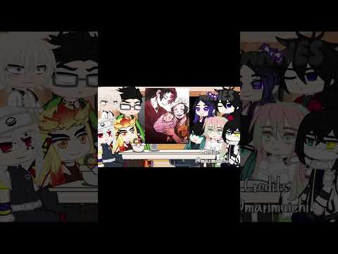 •DEMON SLAYER :Hashira’s React to Yoriichi Tsugikuni🗡️•||DEMON SLAYER||1/1||Annes Gacha_Life|Short