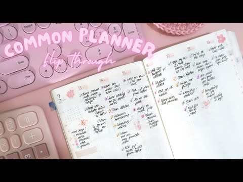 flip through my common planner with me | my thoughts on a year in the common planner by sterling ink