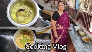 MONDAY COOKING VLOG BY AMMA. 🥘🔪. RASAM, CURRY AND RICE. VIGNESH'S KITCHEN.