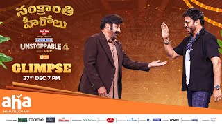 Unstoppable with NBK S4 | Episode 7 Glimpse | Nandamuri Balakrishna, Venkatesh | ahaVideoIN