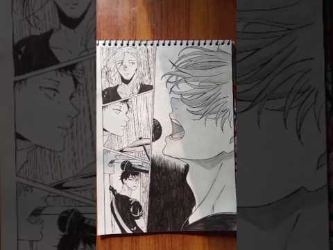 Drawing everyday till I reach 1k subs (Day84)#shorts #2ba_vartist #anime #given #manga