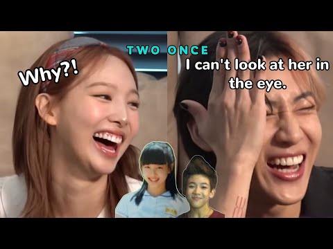 got7's bambam and his childhood crush nayeon (ft. jype trainees)