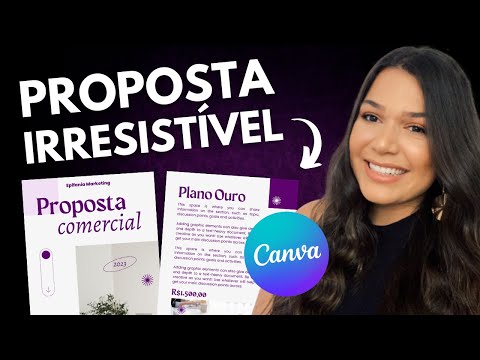 MAIS CLIENTES: Como fazer uma PROPOSTA COMERCIAL GRATUITA no Canva [TUTORIAL] 🔥  2023