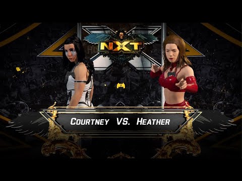 WWE 2K22 - AWA wrestling: Courtney vs Heather