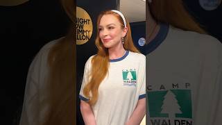 They’re like… Twins! #LindsayLohan #TheParentTrap #JimmyFallon #FallonTonight #TonightShow