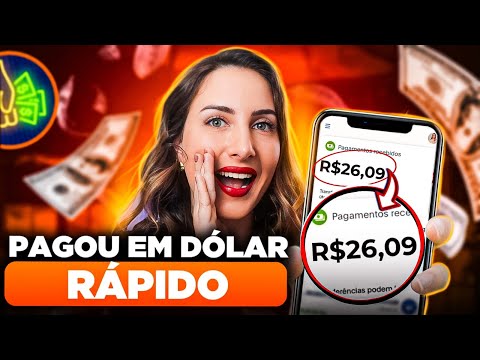 APP PAGANDO DE VERDADE EM DÓLAR PRA INICIANTE GANHAR DINHEIRO ONLINE PELO CELULAR #MakeMoney