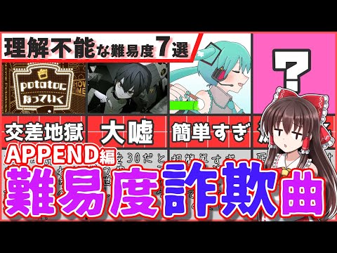 【プロセカ】ムズすぎて発狂！APPENDの難易度詐欺曲7選！