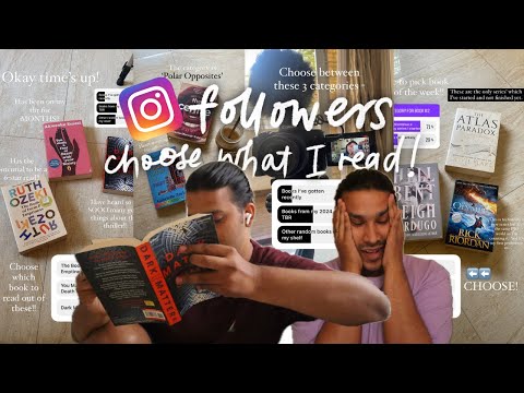 my instagram followers chose what I read for a week! // reading vlog