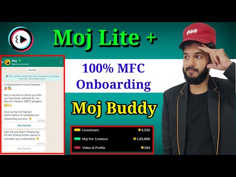 Mfc selection onboarding process and moj buddy WhatsApp add | Moj lite mfc selection process 100%