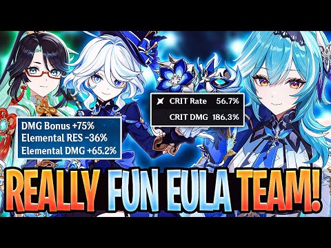 This Eula Plunge Team Is Actually REALLY Fun | Genshin Impact