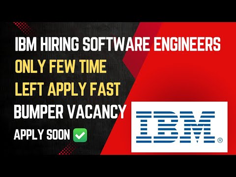 IBM HIRING Software Engineers | Entry Level Job 2024 | Apply Soon ✅ | Limited Time #ibm #ibmhiring