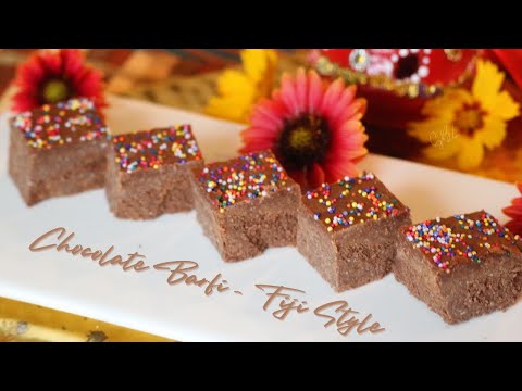 Chocolate Barfi Fiji Style | Melt in your mouth Chocolate Barfi  Fiji Recipe