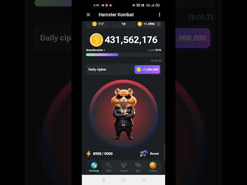 Hamster Kombat Daily Cipher Morse Code | | 19/06/2024 | | Claim1,000,000 Coins Task Reward #crypto