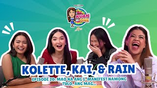 KOLETTE, KAI, AND RAIN: ”Mao na ang i-manifest namong tulo, ang mag…” | KUAN ON ONE S2 Ep 5 w/ subs