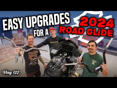 Fast & Easy Upgrades On A 2024 Harley Road Glide! - Vlog 122