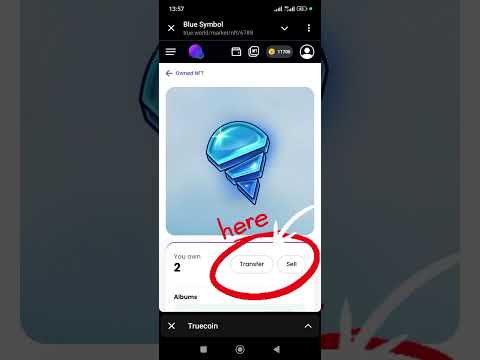 How to sell your Truecoin NFTS